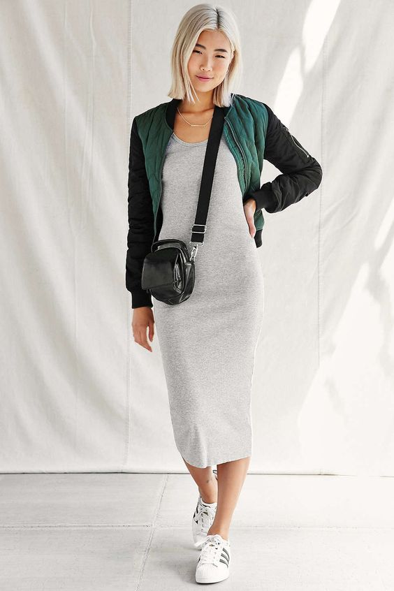 bodycon with cardigan